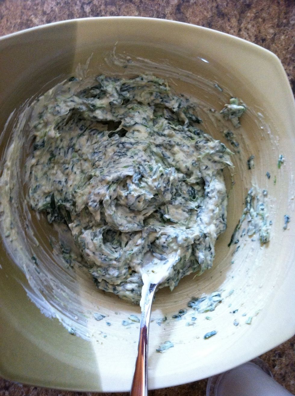 Mix everything together!