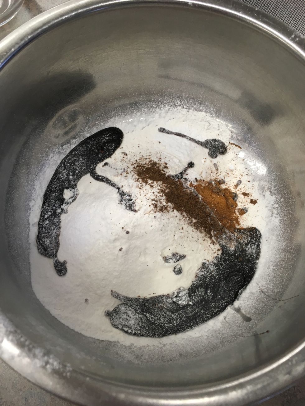 mix flour ginger cinnamon baking soda nutmeg and salt in a medium bowl