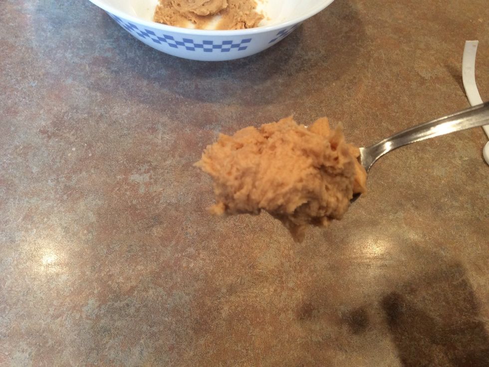 Mix for at least 3 minutes until the frosting is fluffy