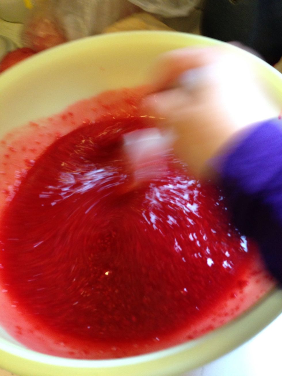 Mix for at least 3 minutes.