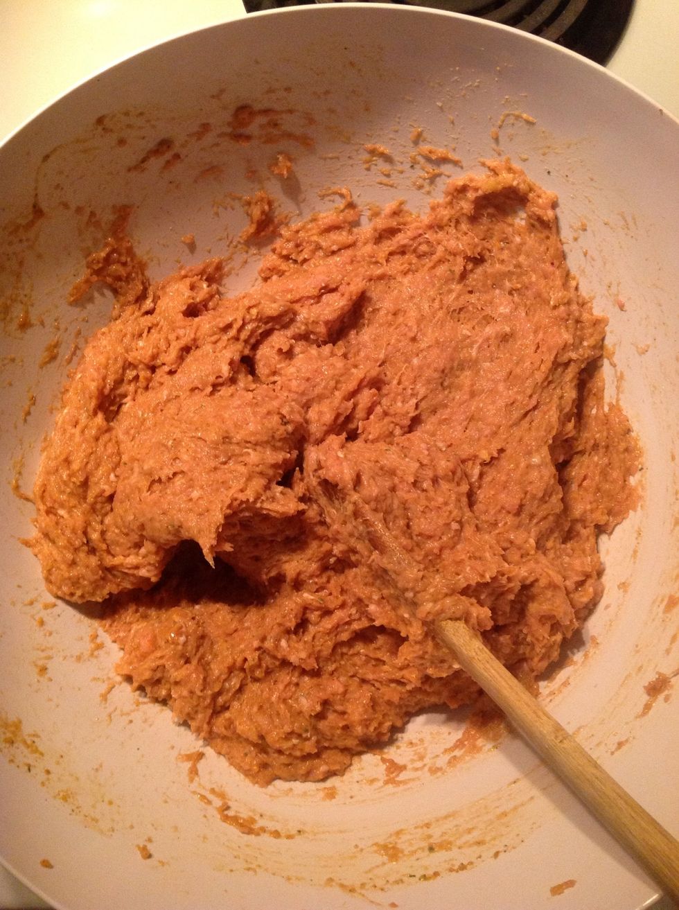 Mix in all ingredients