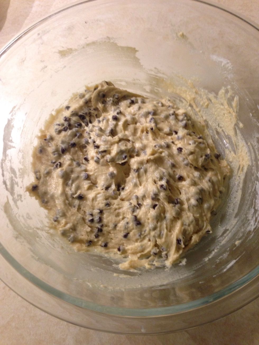 Mix in chocolate chips