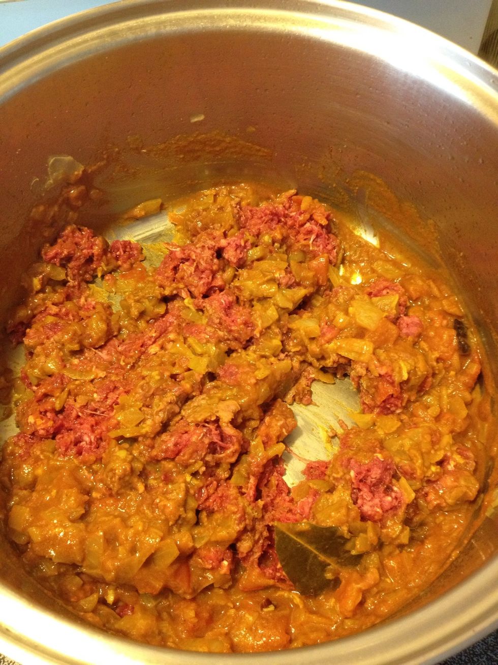 How to make ground beef & eggplant masala (sauté) B+C Guides