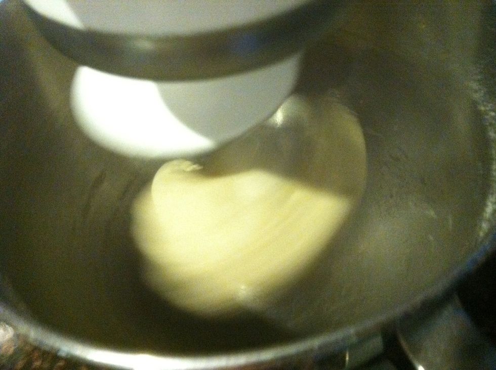 Mix in mixer for half an hour or...