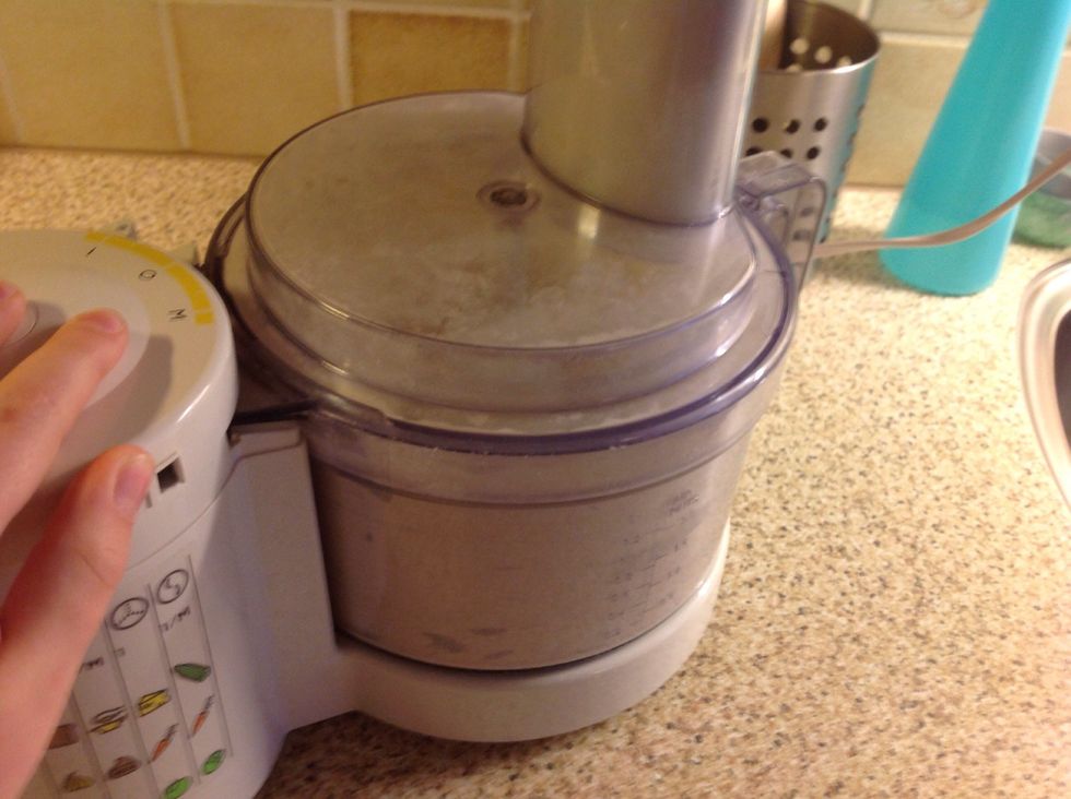 mix in the food processor