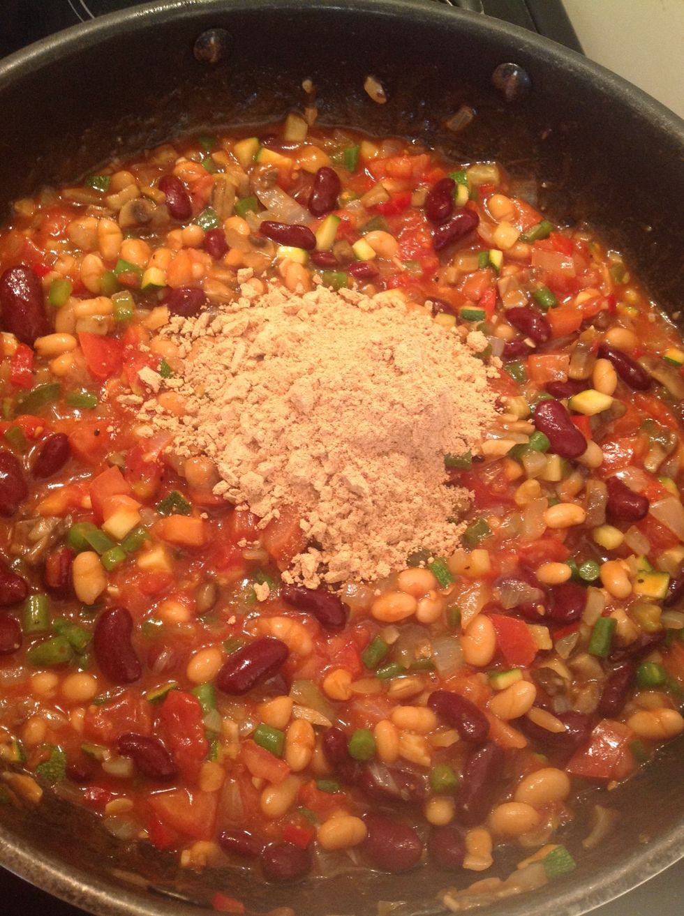 Mix in the packet mix.