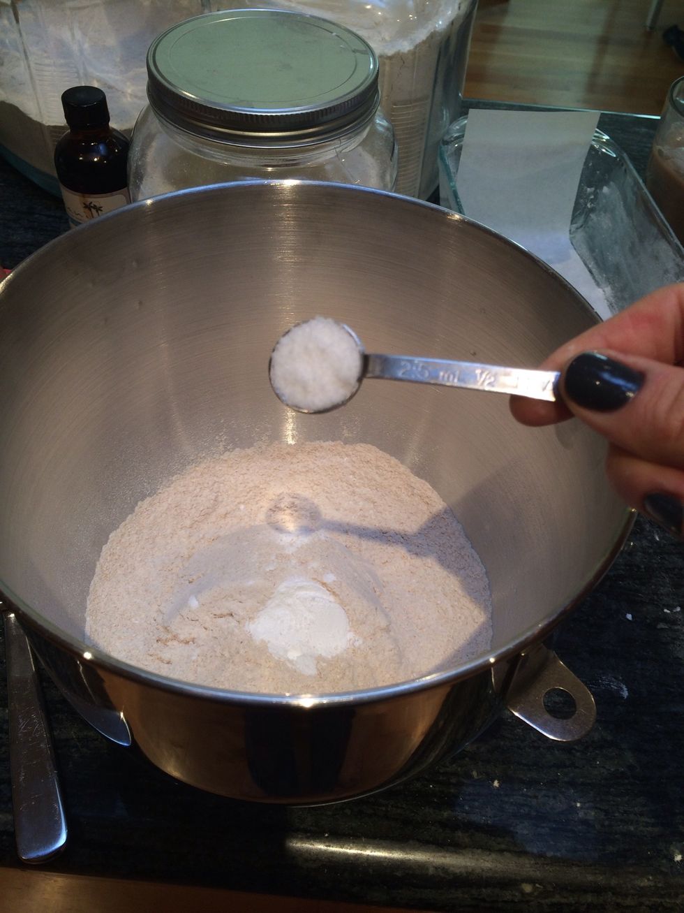 Mix in the salt.