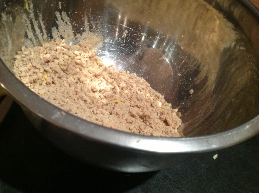 Mix in till looking like this