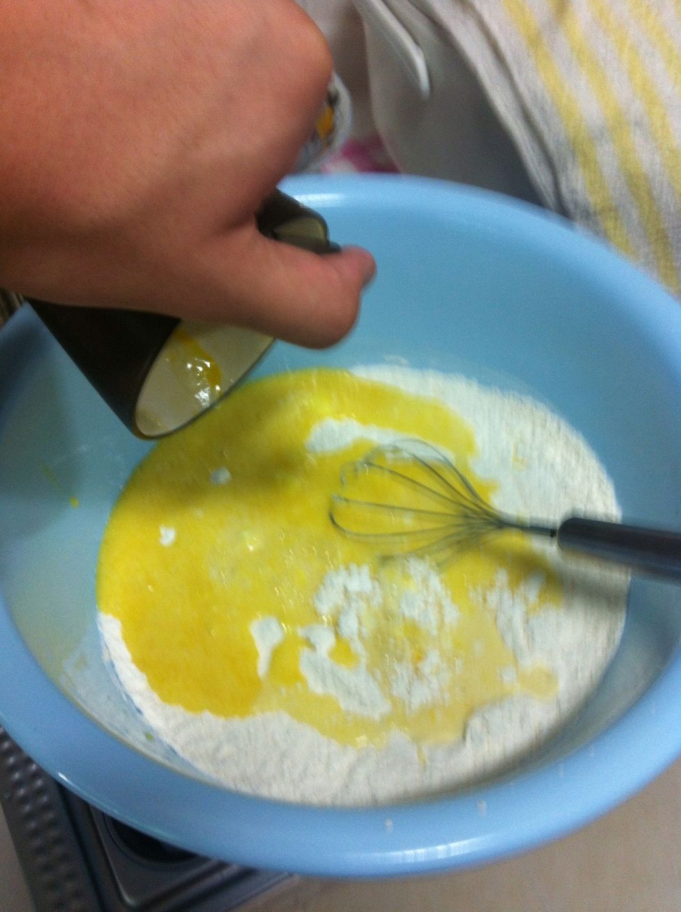 Mix in with dry ingredients