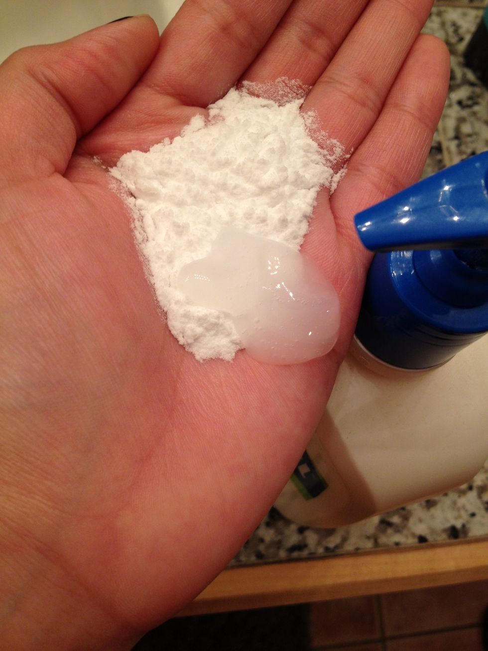 Mix in your hands and use as directed on your cleanser label :) basically applying to a wet face and massaging gently in circular motion does the trick. Many people skip their neck area. don't forget