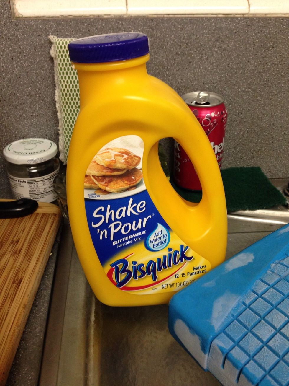 mix ingredients for pancake mix