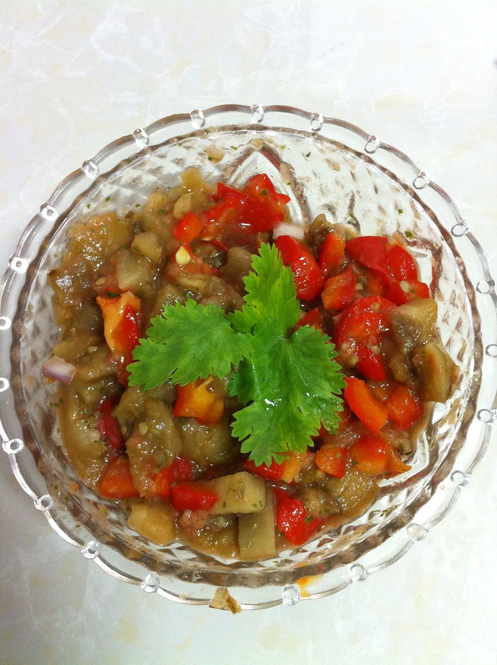 Mix it all together and put into the fridge for a couple of hours.