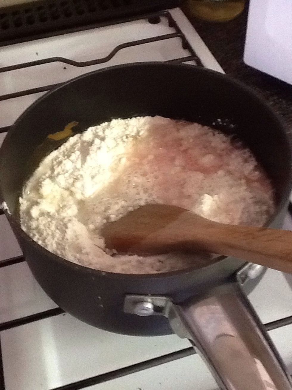Mix it all together on a medium heat.