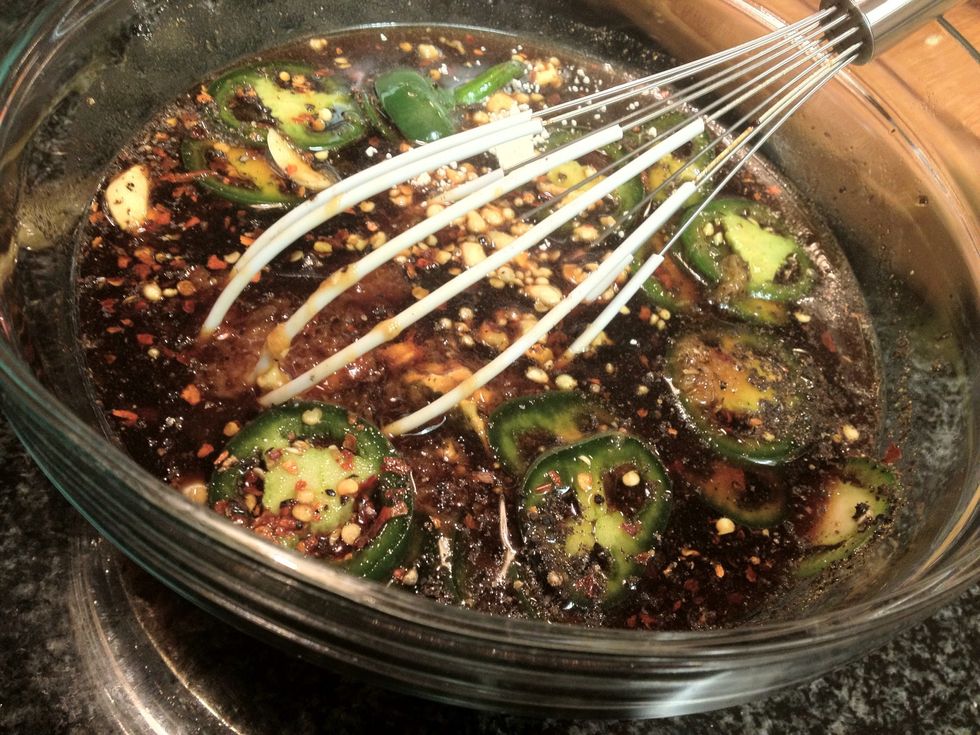 Mix it all up. Get that onion powder incorporated.