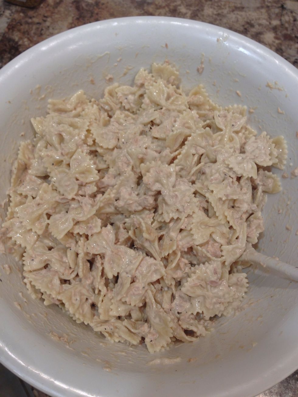 Mix it all up ONE more time!