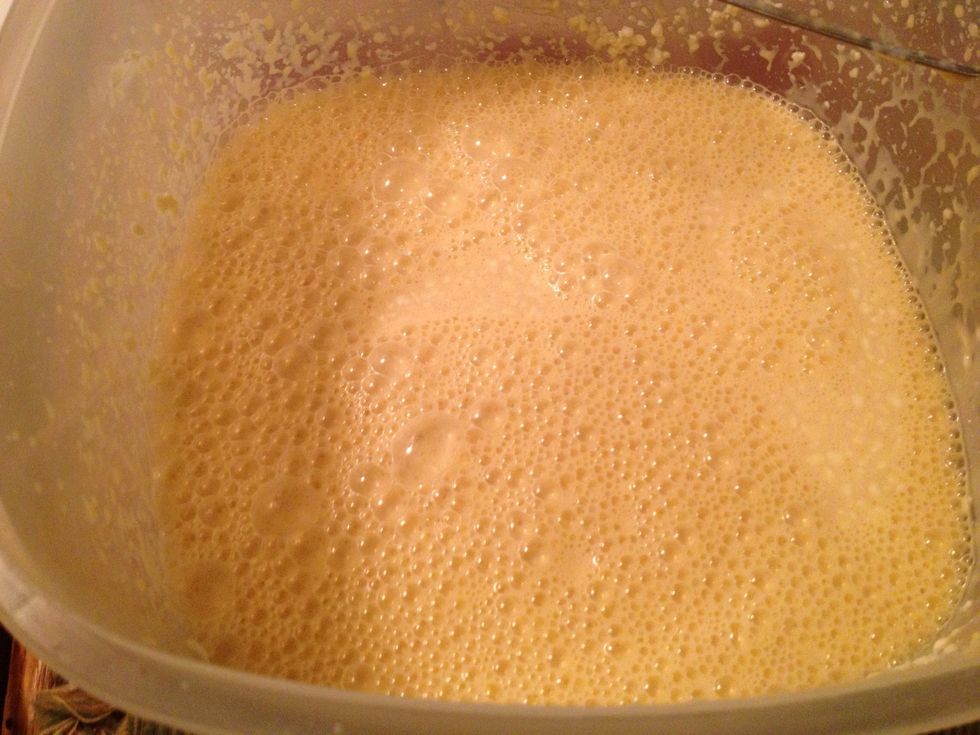 Mix it all up until its smooth...it may take a good 5 minutes