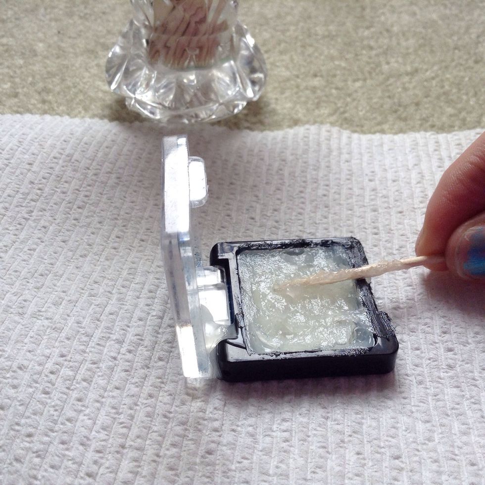 Mix it and then flatten it