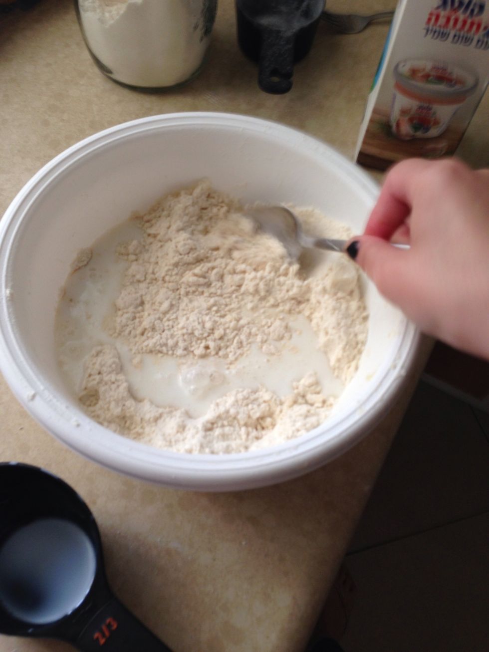 Mix it ( from down to top)