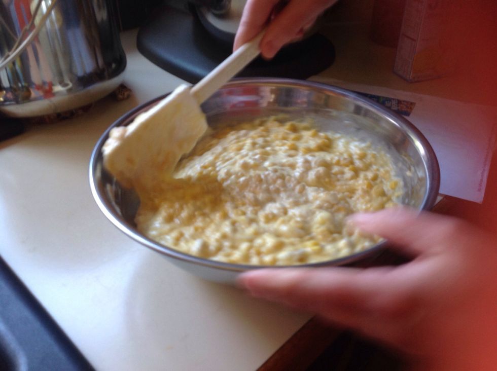 Mix it into the bowl