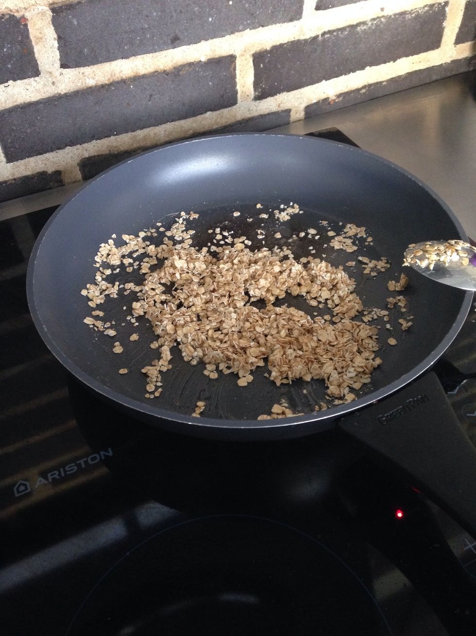 Mix it together and warm it up