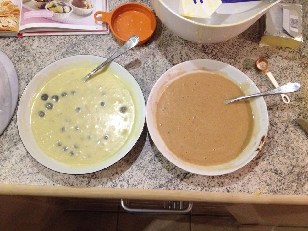 Mix it together until it looks something like this