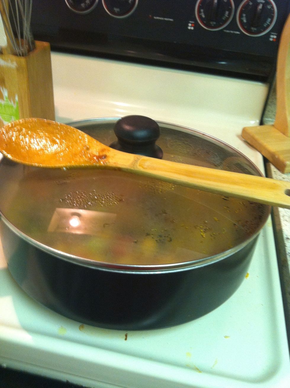 Mix it up and cover. Cook on med-low until ready to serve, stirring occasionally.