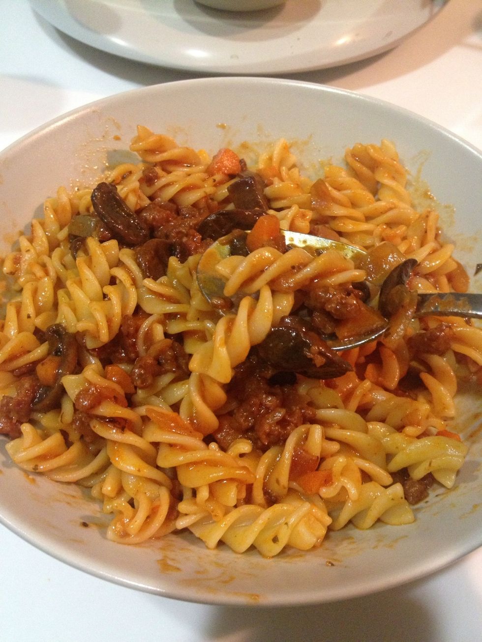 Mix it up and is eating time \ud83d\ude0d