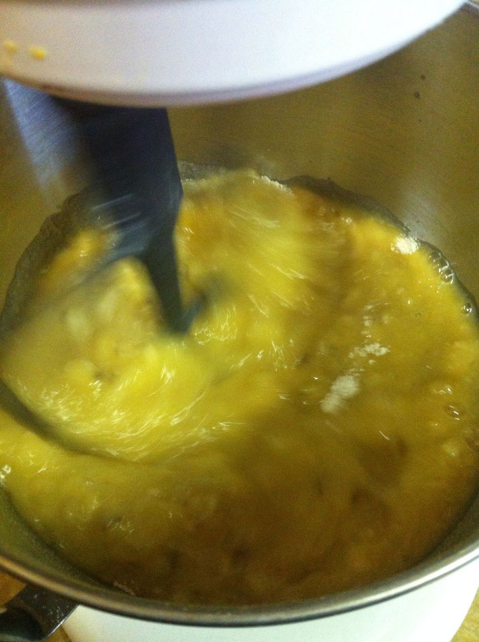 Mix....... Just until well combined....