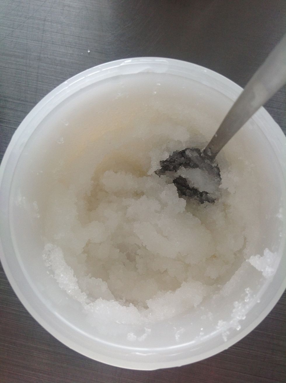 Mix mix mix!!! Just put more and more until it looks soft and creamy\ud83d\ude46
