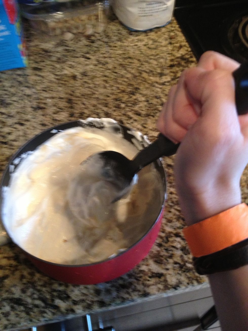 Mix mix mix! Until nice and smooth