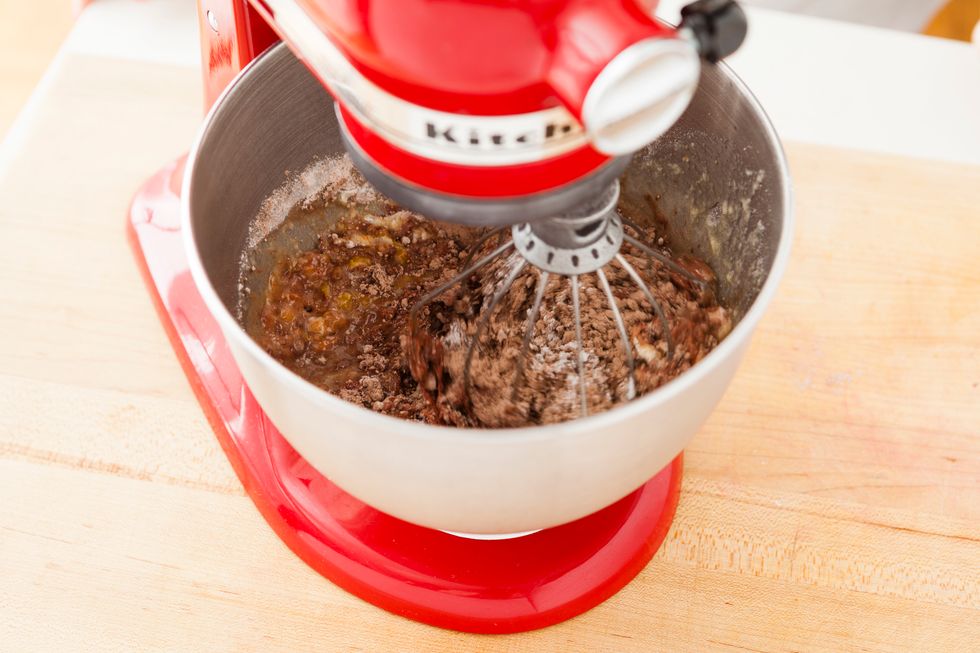 Mix on low for 2-3 minutes.