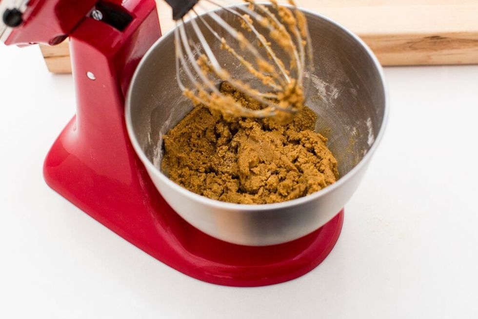 Mix on low speed until just combined.