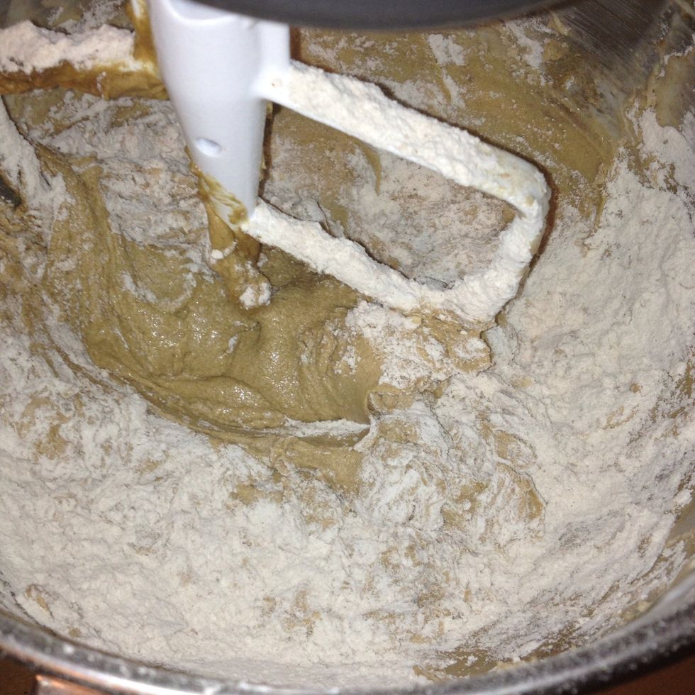 Mix on low to medium speed.