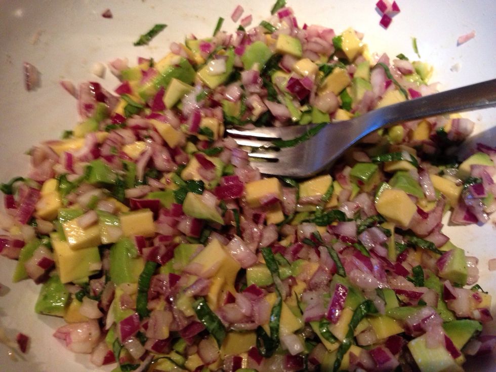 Mix, taste and keep seasoning till you like it.