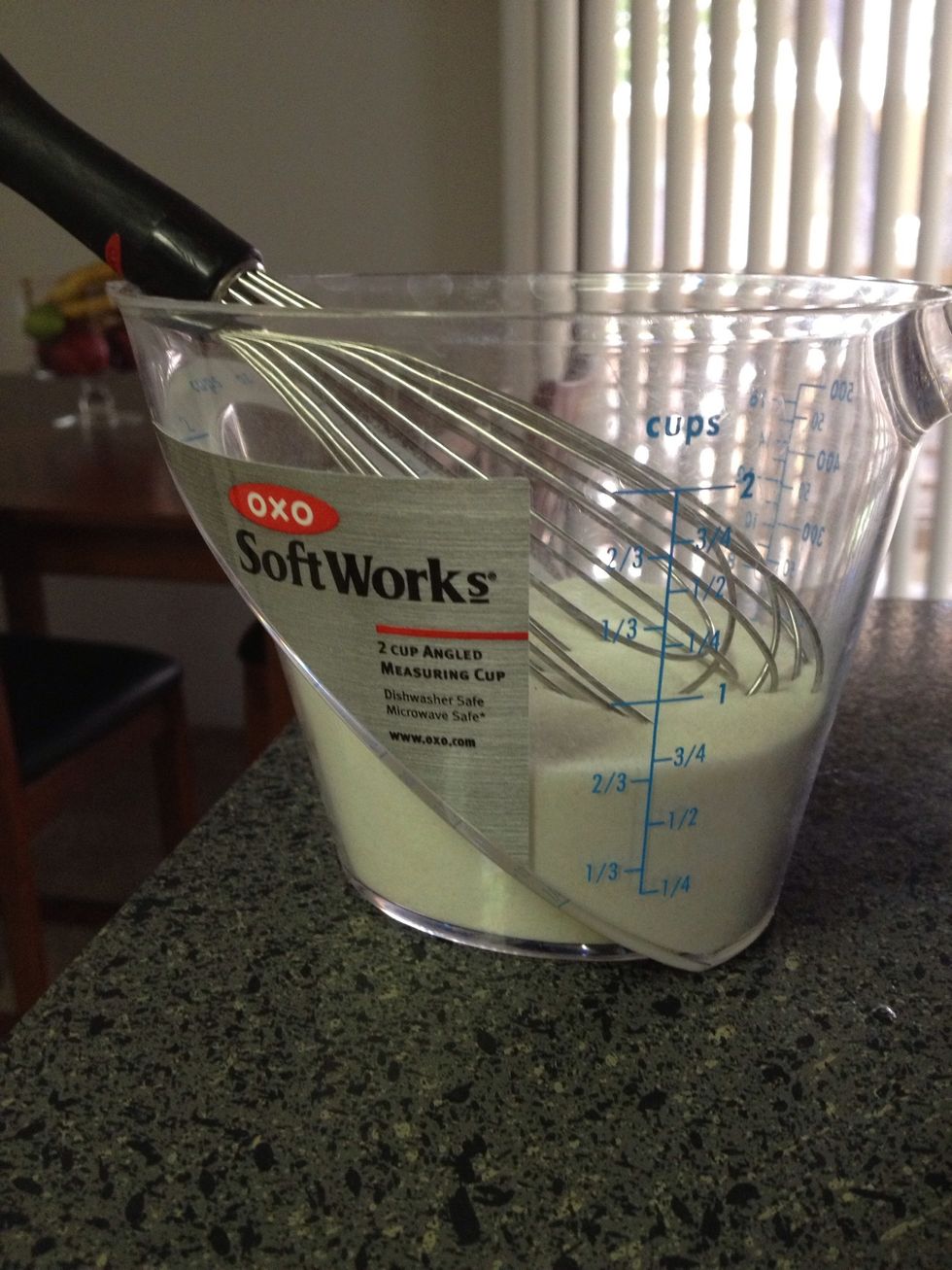 Mix the 2 boxes of jello together, then take out half and put it in a ziplock baggy for next time. Or if you want to make more shots, use all of it, but double up the liquids :)