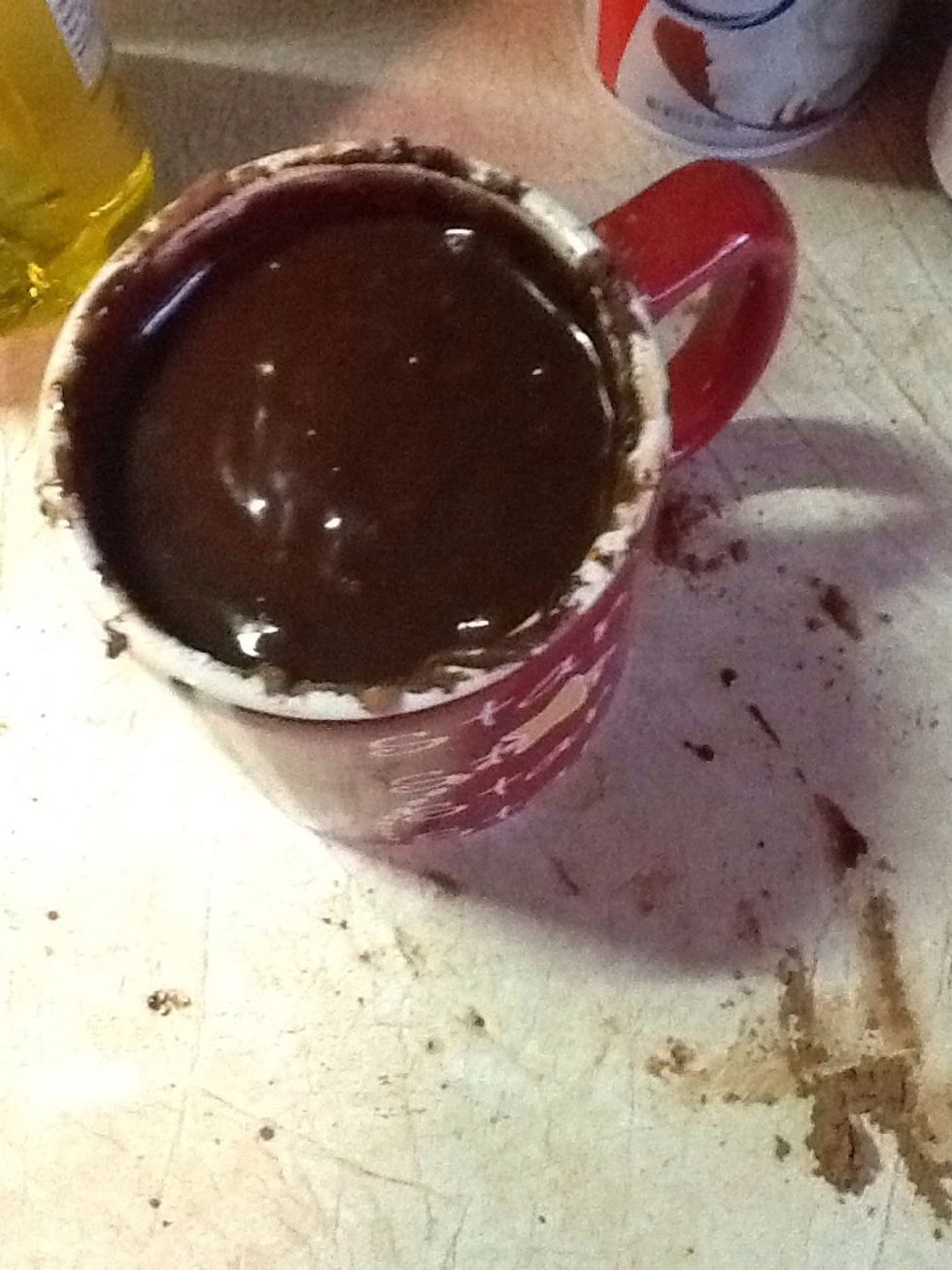 Mix the batter up real well one more time!