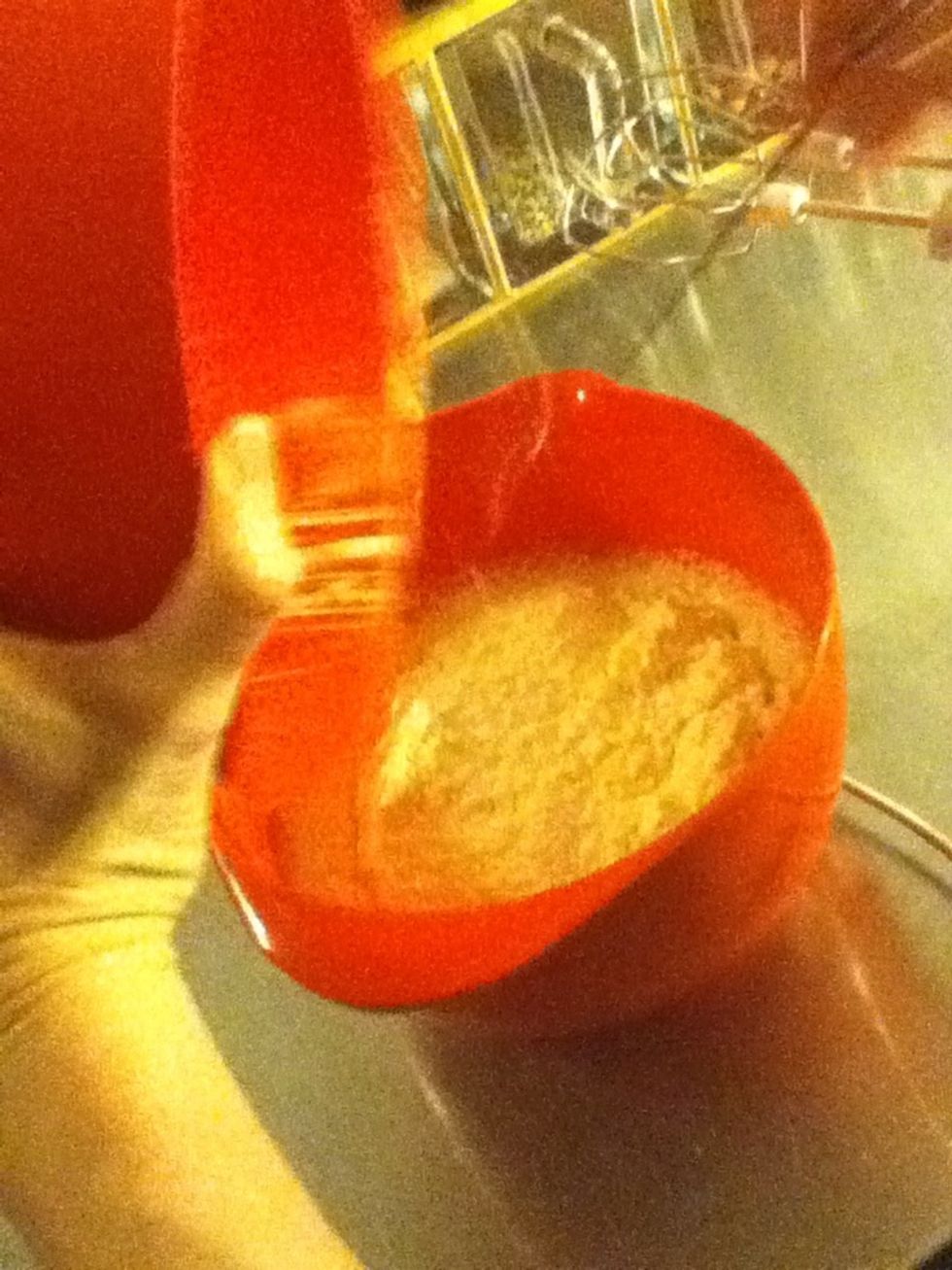 Mix the dry and wet ingredients