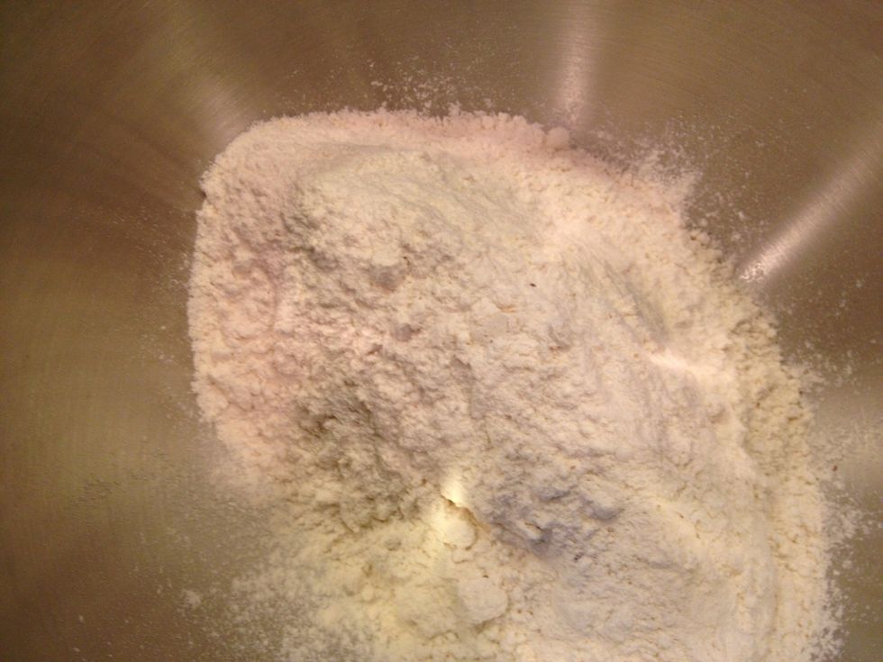 Mix the dry ingredients together