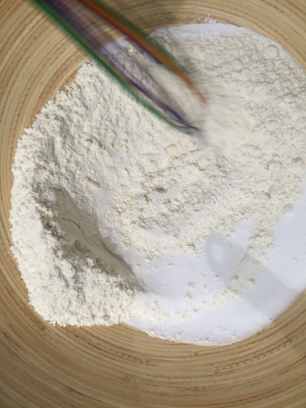 Mix the dry ingredients