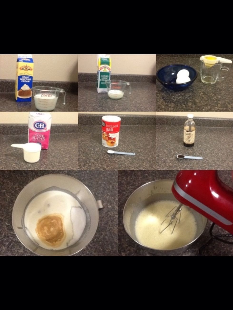 Mix the first 6 ingredients together