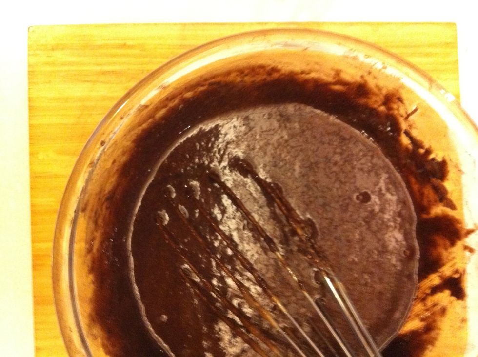 Mix the ingredients just until combined, taking care not to over mix