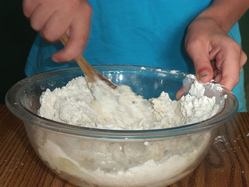 mix the ingredients
