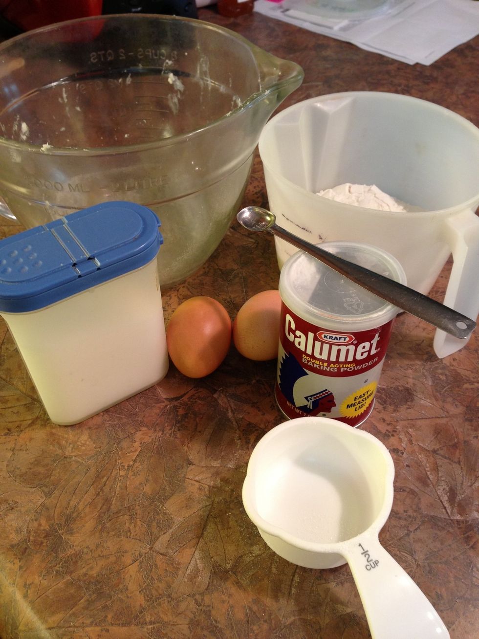 Mix the rest of the dry ingredients.