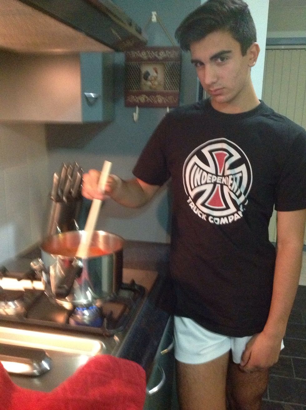 Mix the sauce