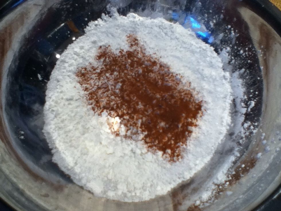 Mix the Xylitol, cornstarch, salt, and cinnamon.