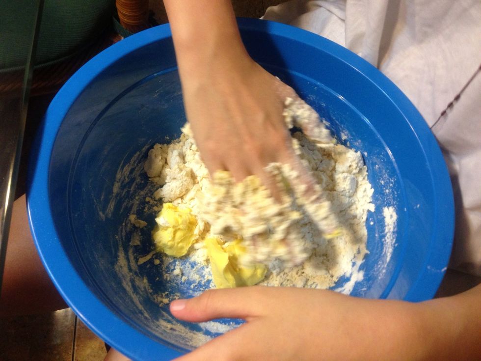 Mix them and put some margarine..