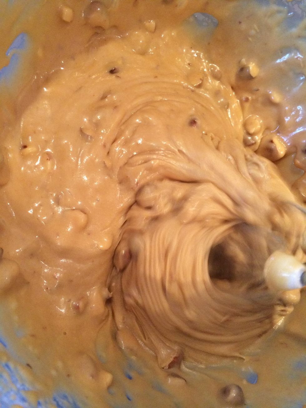 Mix them into the batter.