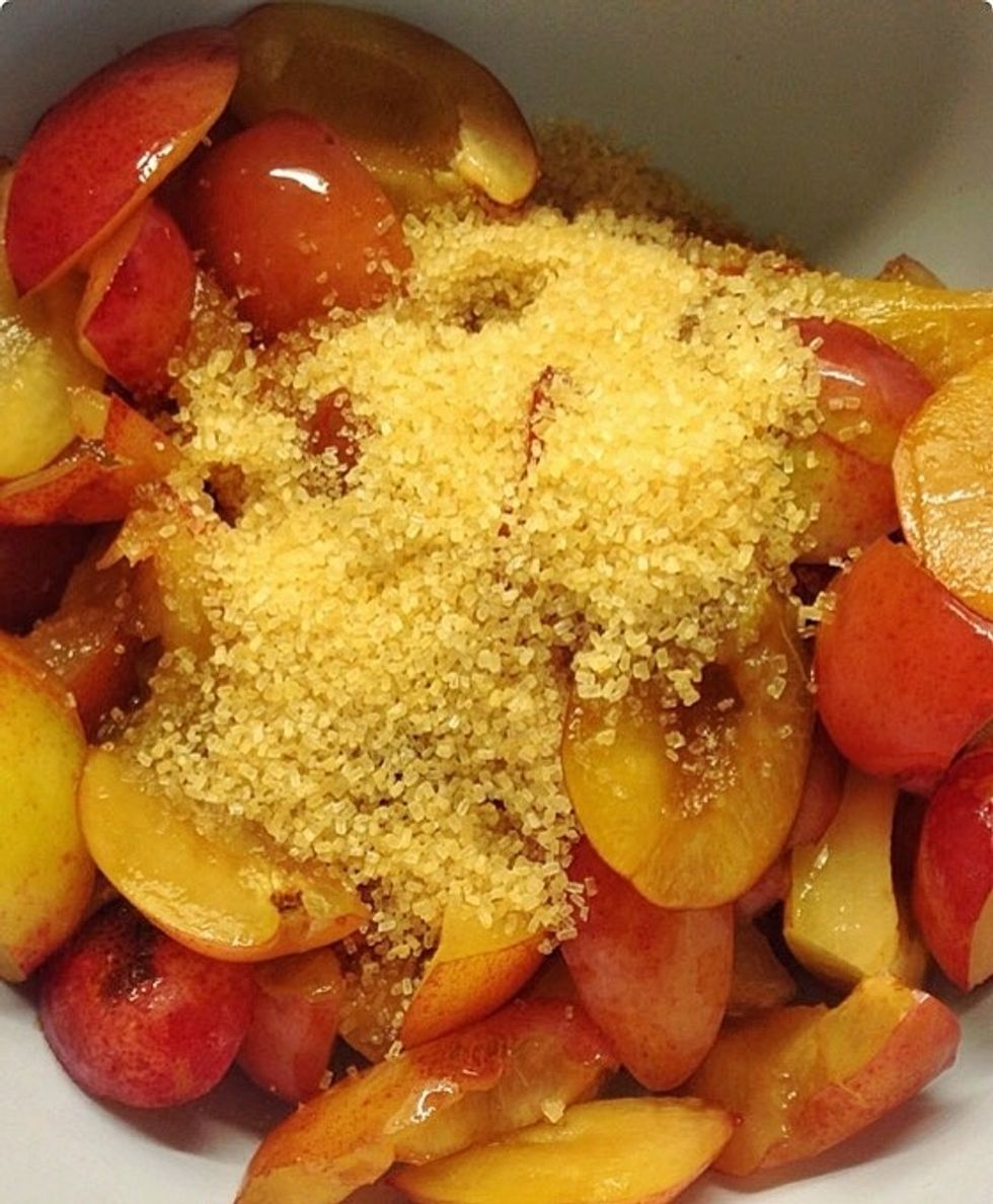 Mix them with raw sugar...