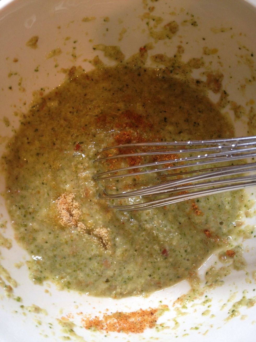 Mix this in well. Check for salt and add it if necessary.