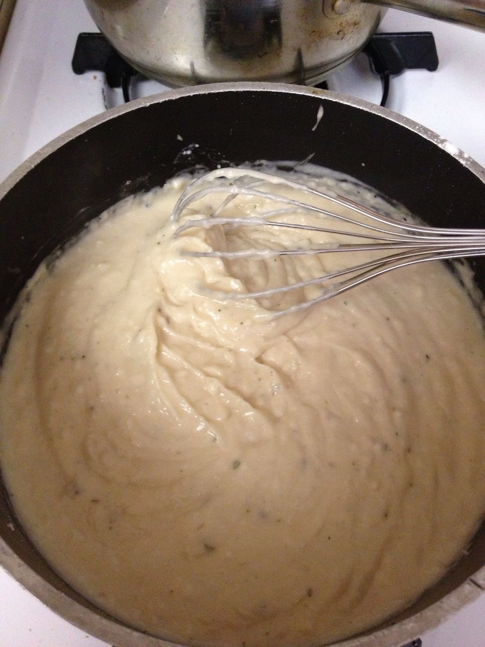 Mix this on with spices. Add flour to thicken, if desired.